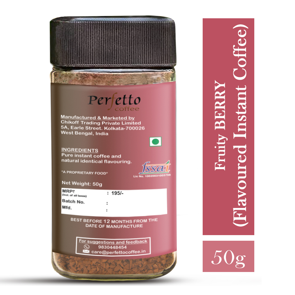 Berry Flavoured Instant Coffee